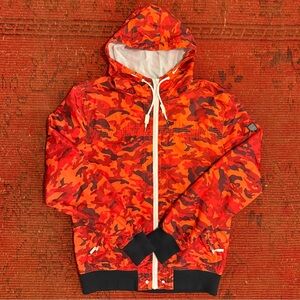 Bright Camouflage Jacket - Red/orange/black